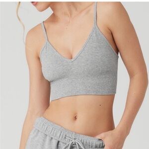 ALO Yoga Delight Bra in Athletic Grey